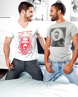 Matt Castro tops Robert Craig, who cannot get enough of his raging hard cock.