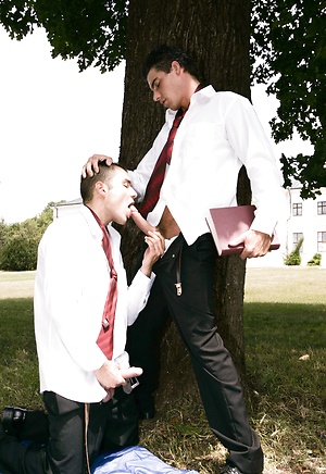 Lucio Maverick and Steve Hunt fucking outdoors