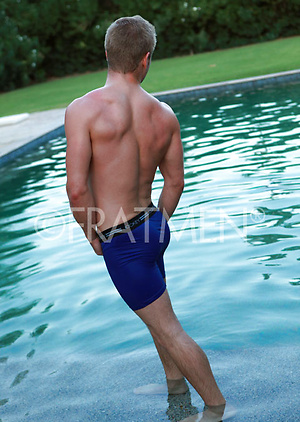 Blond jock Cason by Frat Men image 15