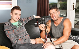 Joey Hard kissing Cody Cummings' cock by Cody Cummings image 1