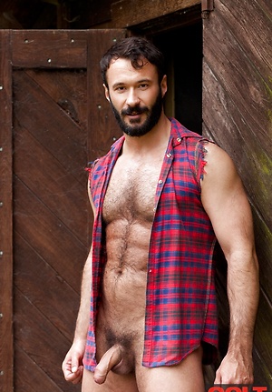Hot, hairy and muscled Wilfried Knight