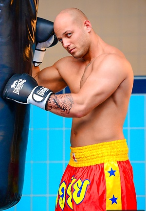 Joe Justice in a gym by Colt Studio image 4