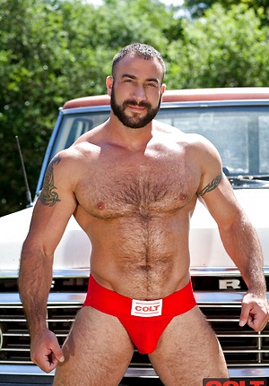 Hot muscle hairy hunk Spencer Reed by Colt Studio image 10