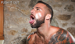 Edji Da Silva Stuffs Jonathan Agassi with Bananas by Lucas Raunch image 11