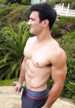 Muscle stud Raymond jacking off by SeanCody image 10