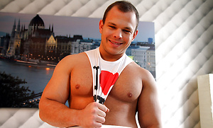 Hung Muscle Cub - Dennis Conerman stripped down for Ben by Bentley Race image 9