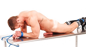 Muscle athlete Landon Conrad bounded by Bound Jocks image 13