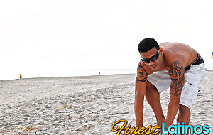 Marcos at the beach by Finest Latin Men image 2