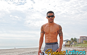 Marcos at the beach by Finest Latin Men image 3