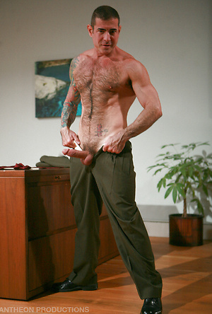 Nick Moretti - the office solo by Hot Older Male image 18
