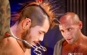 Gay torments another gay by tongs by Fetish Force image 6