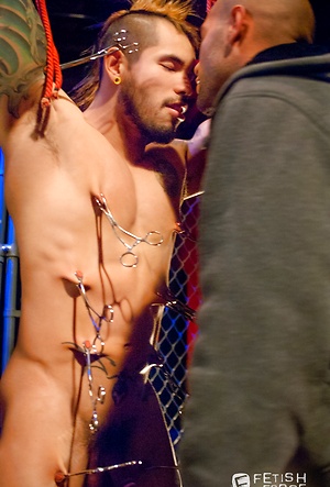 Gay torments another gay by tongs by Fetish Force image 13