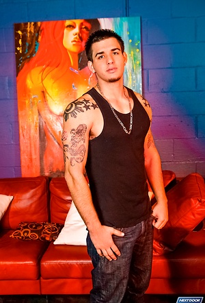Stud gets naked in this solo action by Nextdoor Male image 1