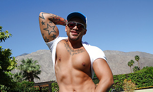 Poolside Porn Star shoot by Bentley Race image 10
