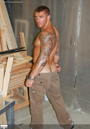 Wood, Sweat, Cum by Stag Homme image 1