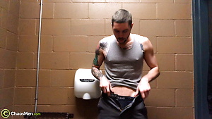 Jake Hart Public Restroom Jerk, Scene #01 by ChaosMen image 1