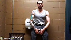 Jake Hart Public Restroom Jerk, Scene #01 by ChaosMen image 2