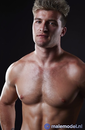 Fit Hunk posing