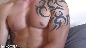 Martial Arts Fighter Jerks Off by Gayhoopla image 18
