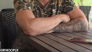 Ripped Guy Jerks Off by Gayhoopla image 2