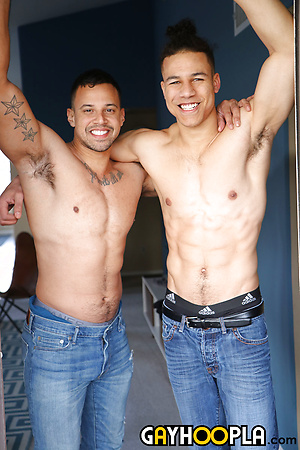 First Timer Mani Storms Fucks Perfect Booty Tony Romero by Gayhoopla image 1