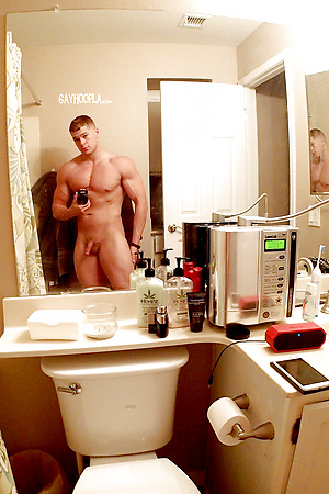 Blonde Muscle Stud MILES Houston by Gayhoopla image 6