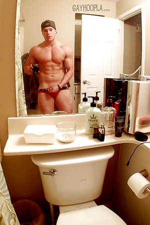 Blonde Muscle Stud MILES Houston by Gayhoopla image 9