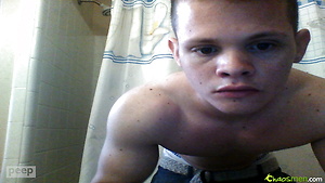 Masculed stud jacking off by ChaosMen image 7
