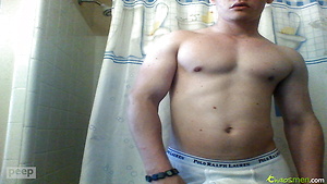 Masculed stud jacking off by ChaosMen image 8