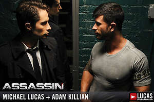 Michael Lucas meets with the sexy muscle-stud performer Adam Killian