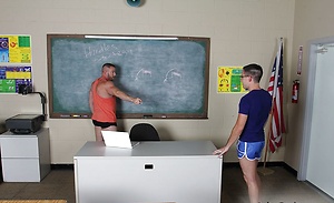 Muscle hunk Shay Michaels fucks Dylan Knight skinny ass by Jake Cruise image 1