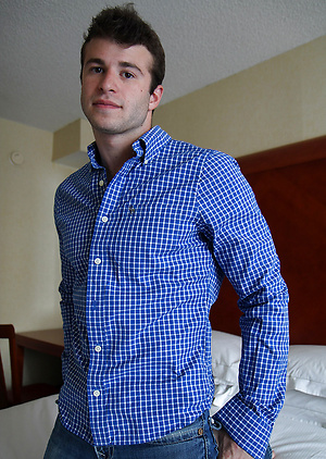 Straight mates - Shy guy Blake Davis strips by Bentley Race image 1