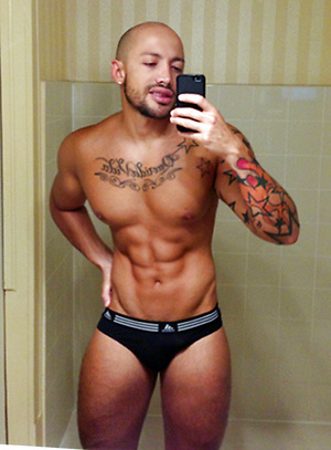 33yo pornstar Jordano Santoro shows his perfect body and big cock by Jordano Santoro Club image 4