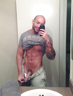 33yo pornstar Jordano Santoro shows his perfect body and big cock by Jordano Santoro Club image 6