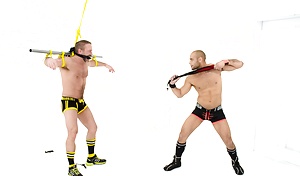 Leo Forte Flogs Dirk Caber by Bound Jocks image 5