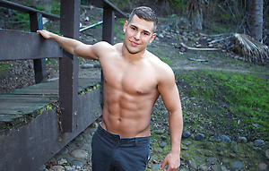 Muscle boy Kellin strokes dick by SeanCody image 3