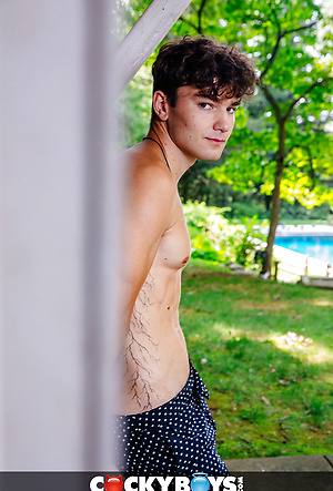 CockyBoy Exclusive Tristan Hunter Tops Newcomer Achilles! by Cocky Boys image 1