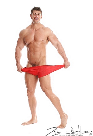 Red Underwear Pose. Zeb Atlas. by Zeb Atlas image 9