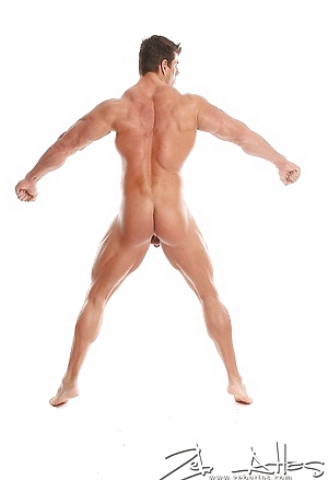 Red Underwear Pose. Zeb Atlas. by Zeb Atlas image 14