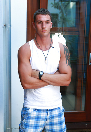 Tall & Hairy Young Straight Stud Leo gets his 1st Man Blow Job & Shoots Every Where!