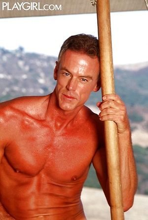 Muscled mature hottie Robert by Playgirl image 5