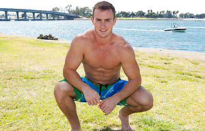 Caden shows his muscle cock