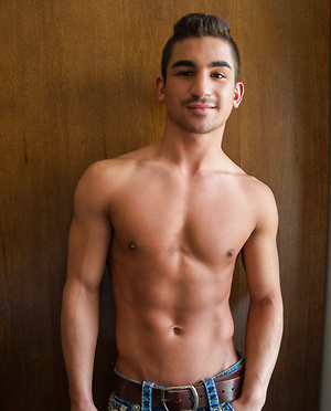 Lukas Valentine prepares for his first bareback scene by Randy Blue image 5