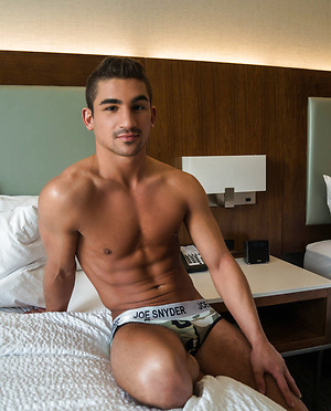 Lukas Valentine prepares for his first bareback scene by Randy Blue image 6