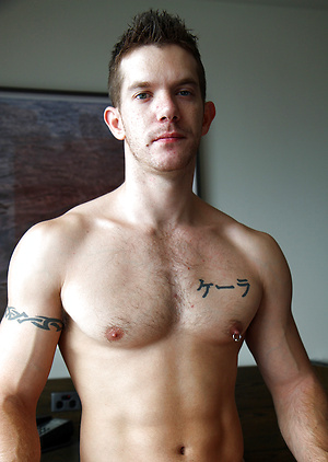 Hunky mate Skippy Baxter strips out of his footy gear