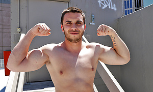 Straight boy from the suburbs of Melbourne, 26 year old James Nowak