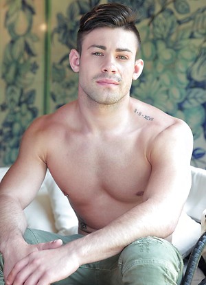 OUT OF THE BLUE. Introducing Porn Newcomer RICKY BLUE with FLEX